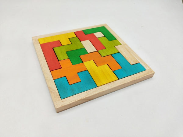 QToys Wooden Falling Block Puzzle