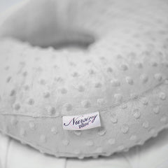 Gray Minky Nursing Pillow - The Diapered Baby