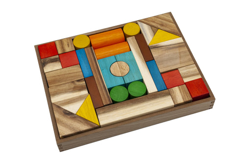 QToys Color Wooden Blocks