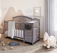 Kali 4-in-1 Convertible Crib and Changer - The Diapered Baby