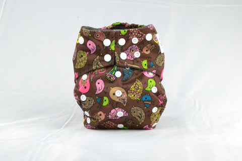 Earthlie Cloth Diaper - Birds