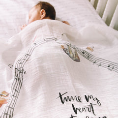 Music Parade - Organic Swaddle Blanket