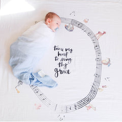 Music Parade - Organic Swaddle Blanket