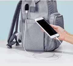 Diaper Backpack with USB Port