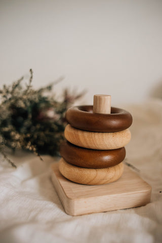 Wooden Ring Stacker