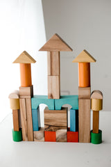 QToys Color Wooden Blocks