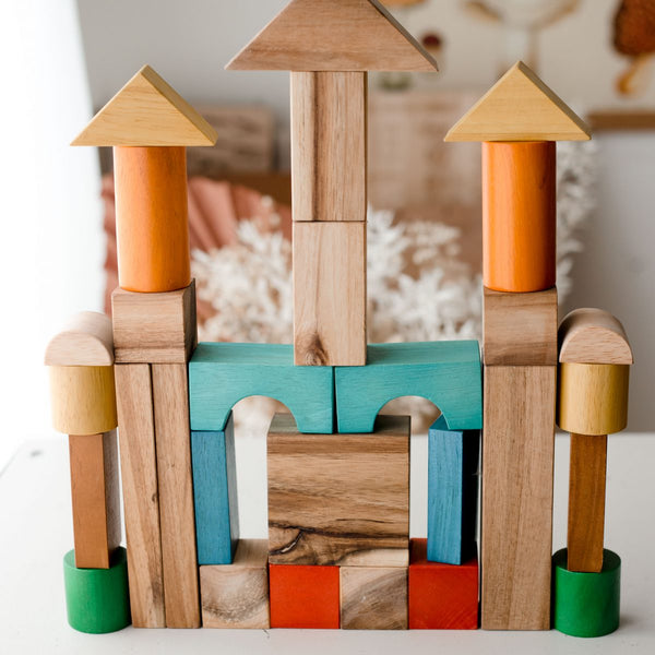 QToys Color Wooden Blocks