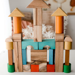 QToys Color Wooden Blocks