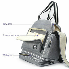 Large Capacity Fashion Diaper Backpack