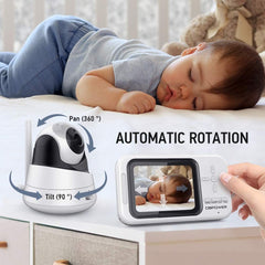 3.5" LCD Baby Monitor with Camera and Audio Night Vision