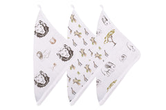 On The Savannah Washcloth - Set of 3