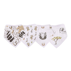 On The Savannah Bamboo Bandana Bibs